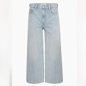 Aritzia the 90s low rise baggy cropped jeans denim